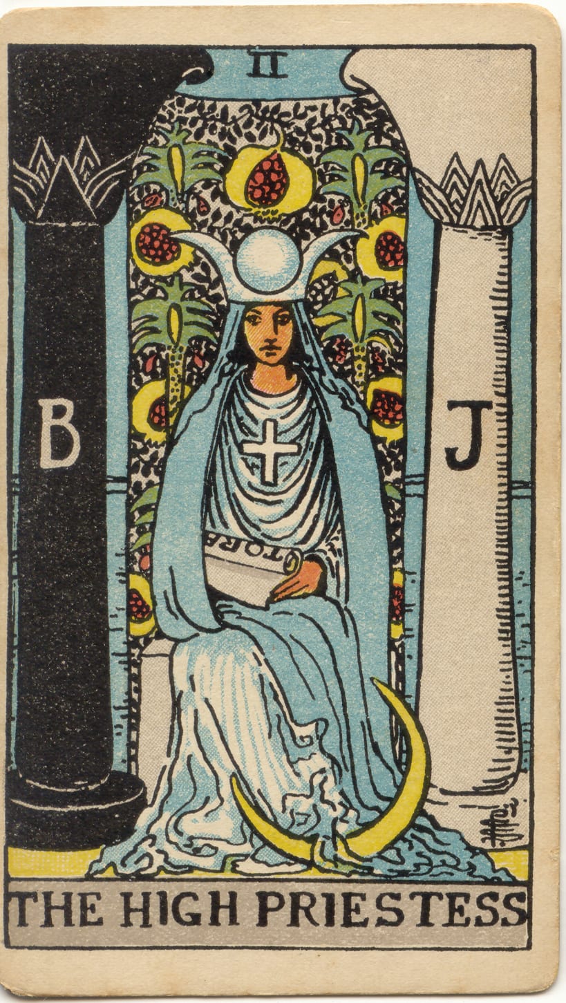 Yüksek Rahibe Tarot Kartı